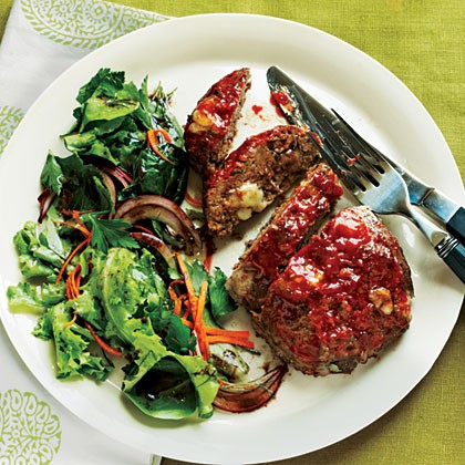 Cheesy meat loaf minis