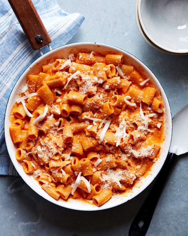 Cheesy pasta alla vodka