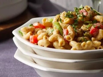 Cheesy pimiento mac