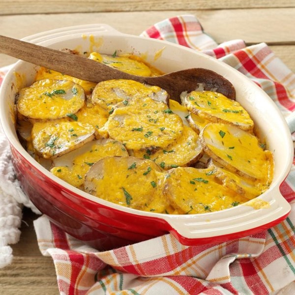 Cheesy potato bake