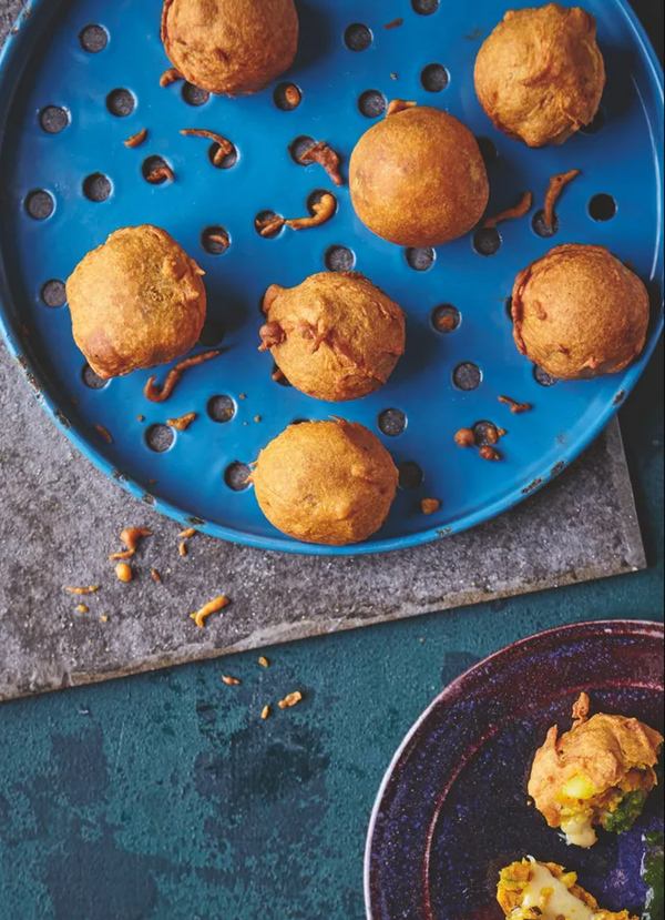 Cheesy potato balls