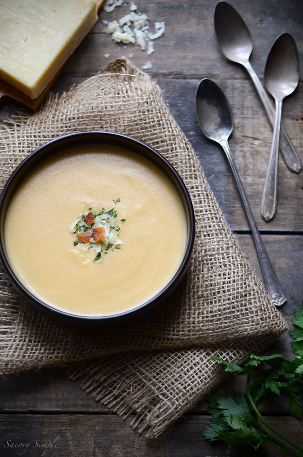 Cheesy potato soup