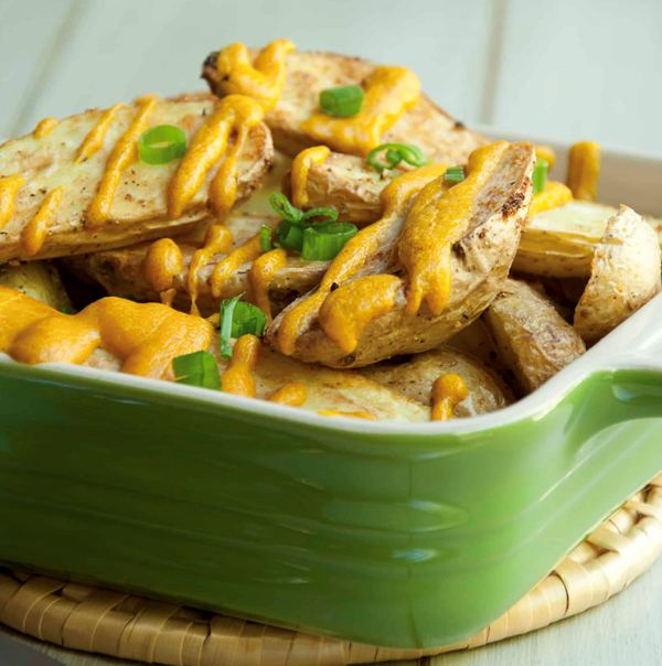 Cheesy potato wedges