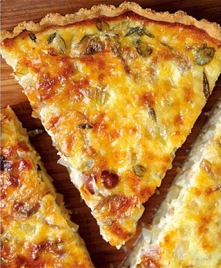 Cheesy quiche