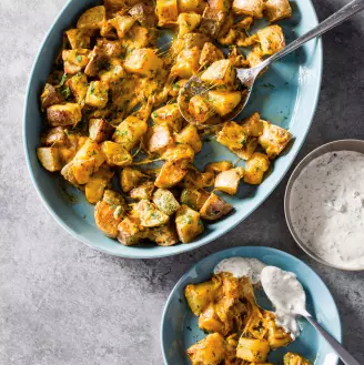 Cheesy ranch potatoes