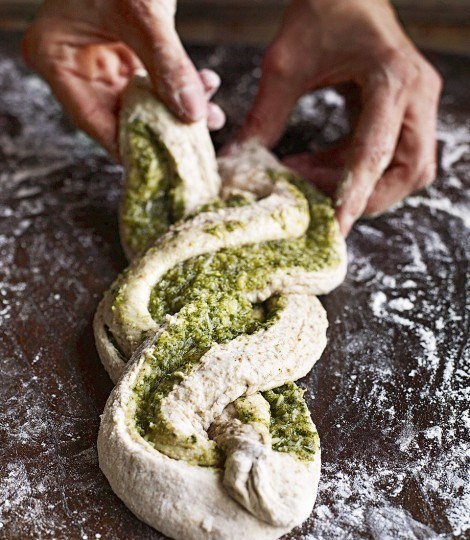 Cheesy sage and garlic bread