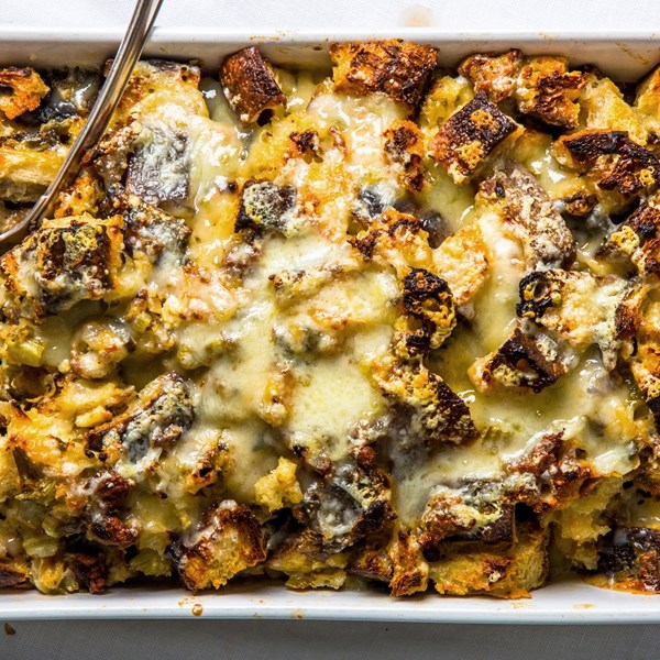 Cheesy sausage and sage stuffing