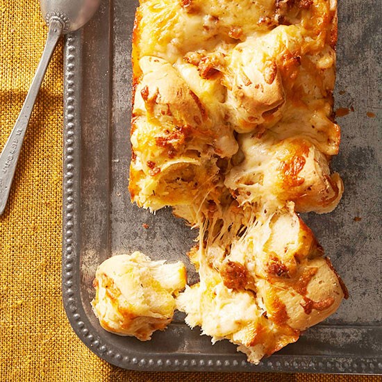 Cheesy sausage bread