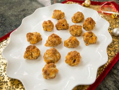Cheesy sausage snacks