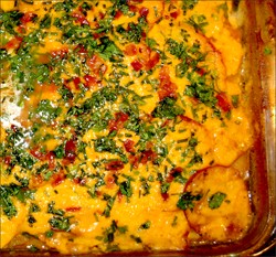 Cheesy scalloped potatoes