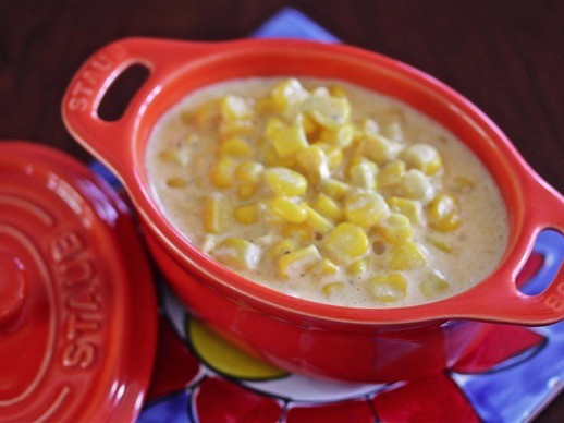 Cheesy slow cooker creamed corn