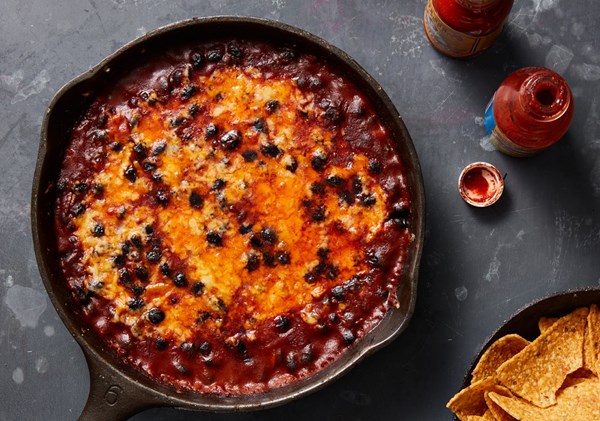 Cheesy, spicy black bean bake [Ali Slagle]