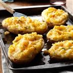 Cheesy stuffed baked potatoes 