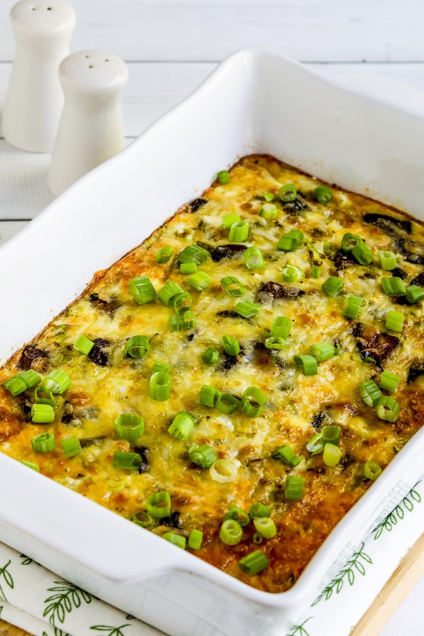 Cheesy vegetarian breakfast casserole
