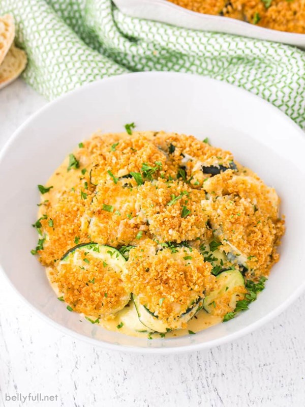 Cheesy zucchini casserole