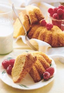 Chef Andrea's breakfast polenta cake