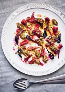 Chermoula beets, dates & pistachios