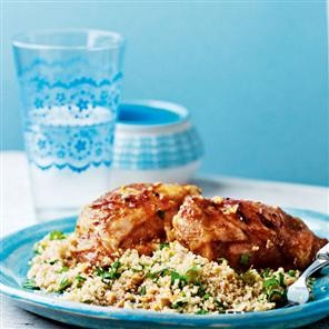 Chermoula chicken and nutty couscous