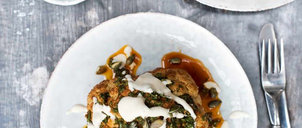 Chermoula roast cauliflower
