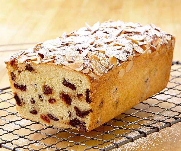 Cherry, almond, and chocolate quick bread