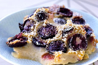 Cherry-almond clafouti