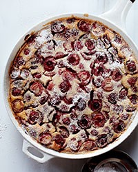 Cherry-almond clafoutis