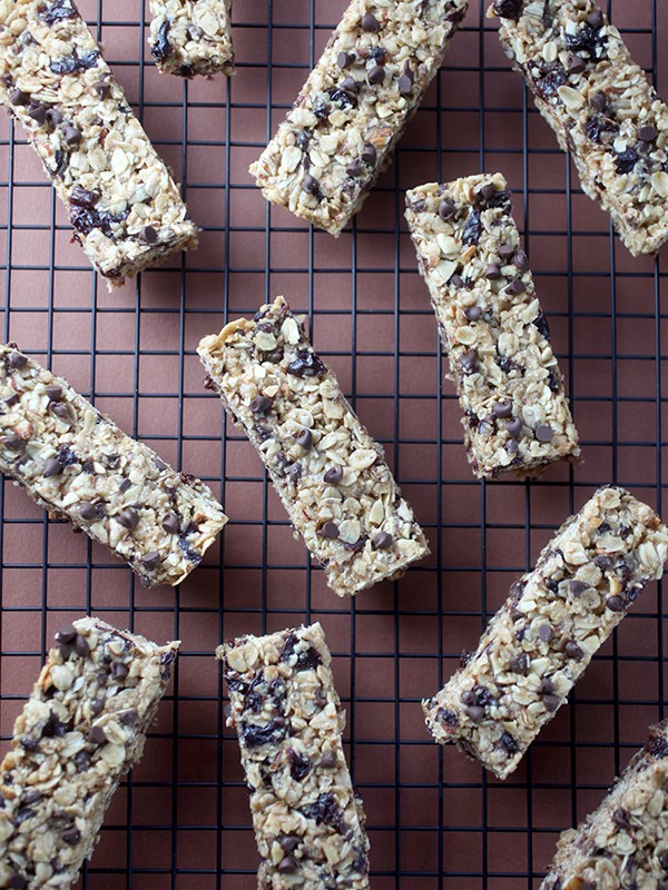 Cherry almond grab and go granola bars