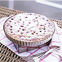 Cherry almond tart