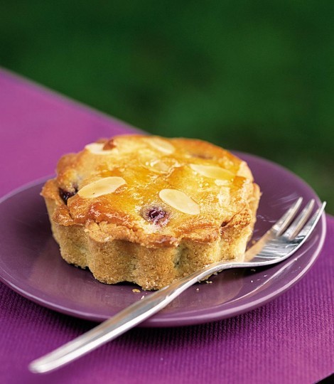 Cherry almond tartlets