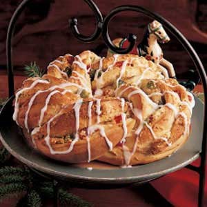 Cherry almond wreath