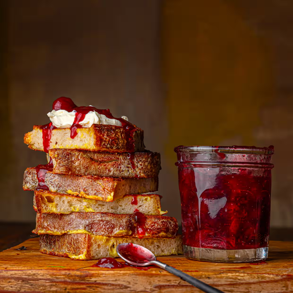 Cherry amaretto jam