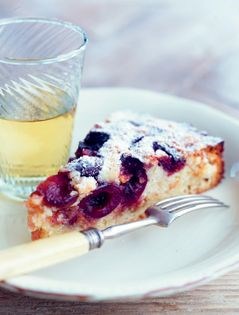 Cherry and almond cake