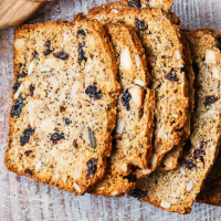 Cherry and almond crackers
