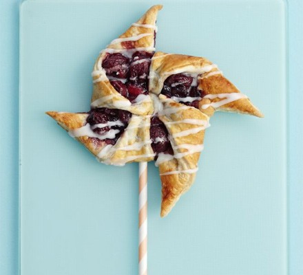 Cherry and almond twists