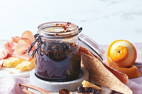 Cherry and orange chutney