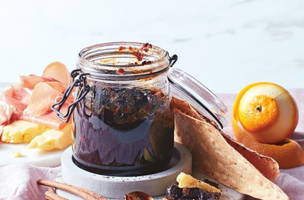 Cherry and orange chutney