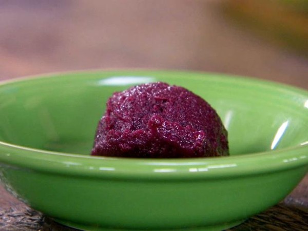 Cherry and pomegranate sherbet