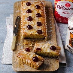Cherry Bakewell tart