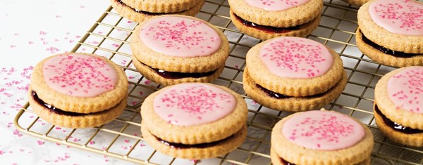 Cherry Belgian biscuits