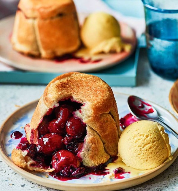 Cherry berry charlottes