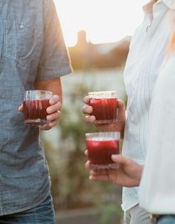 Cherry bourbon delight cocktail