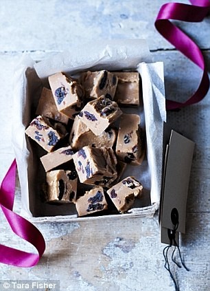 Cherry brandy fudge