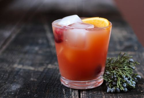 Cherry brandy old-fashioned