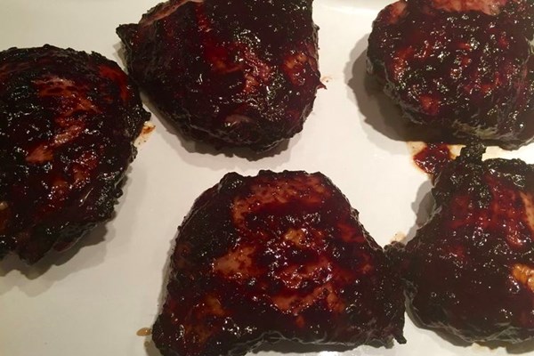 Cherry char siu chicken