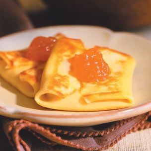 Cherry-cheese blintzes