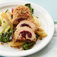 Cherry chicken spirals