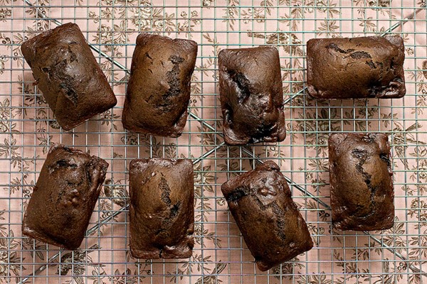Cherry-chocolate chunk mini loaves