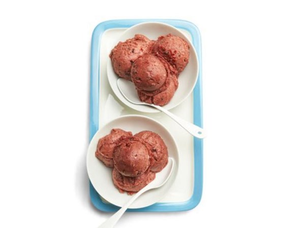 Cherry-chocolate "nice" cream
