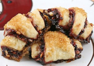 Cherry chocolate rugalach
