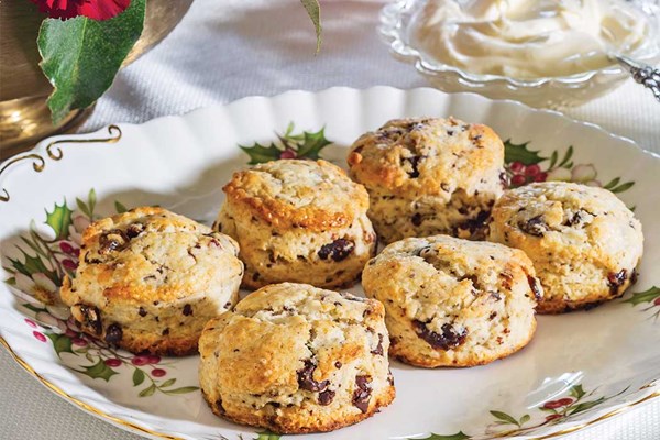 Cherry-chocolate scones